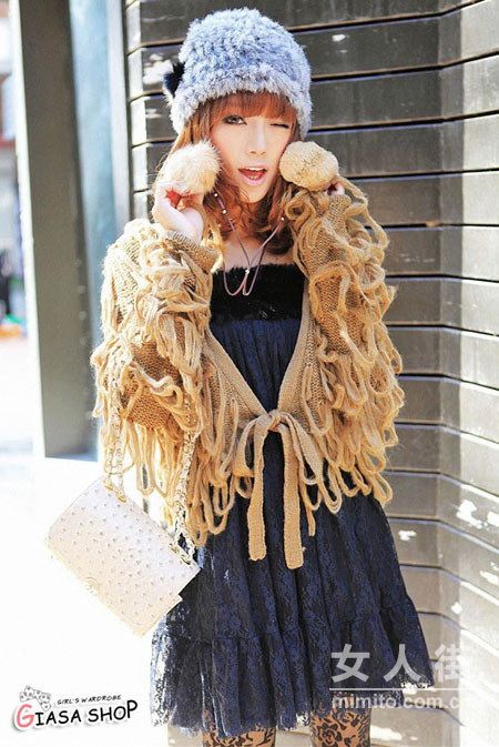 冬装迷人搭做冬日温暖系女生